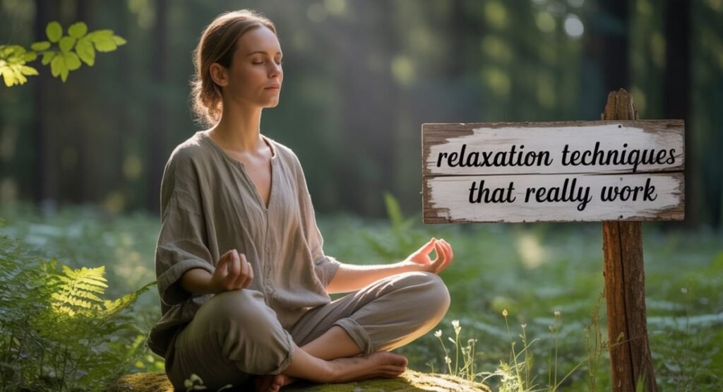 Adult relaxing with herbal tea as part of bedtime routine