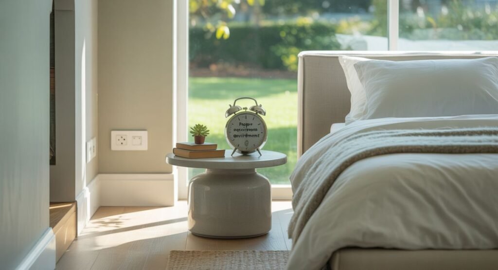 Adult relaxing with herbal tea as part of bedtime routine