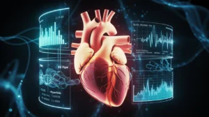 Medical research and real-world evidence for blood pressure treatments shown with charts and data