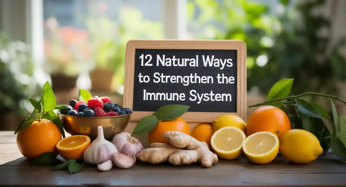 "Colorful fruits and vegetables on a plate to boost immune system