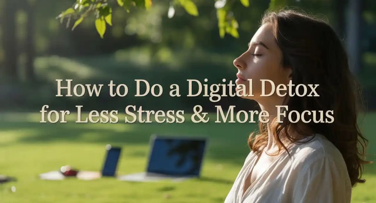 Checklist for starting a digital detox and breaking screen addiction
