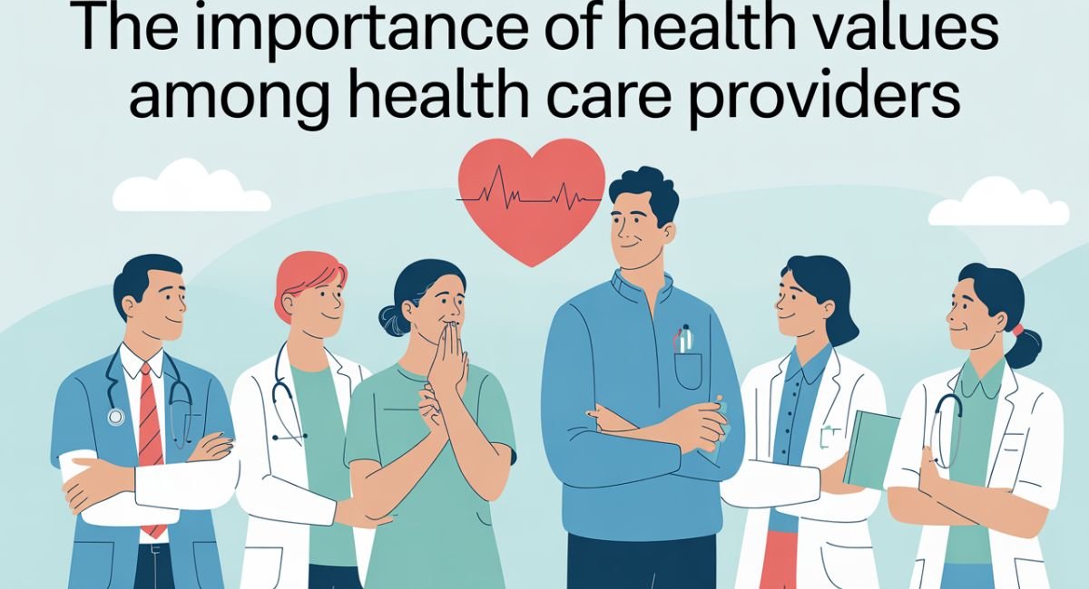 Healthcare providers promoting strong health values for better patient care and community well-being.