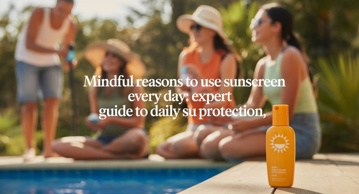 Alt text for header image: "Mindful reasons to use sunscreen every day with daily sun protection tips