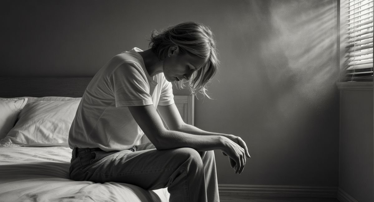 Depression major depressive disorder showing signs of hopelessness, loss of interest, and emotional well-being struggles