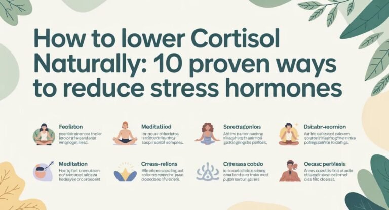 How to Lower Cortisol Naturally: 10 Proven Ways to Reduce Stress Hormones