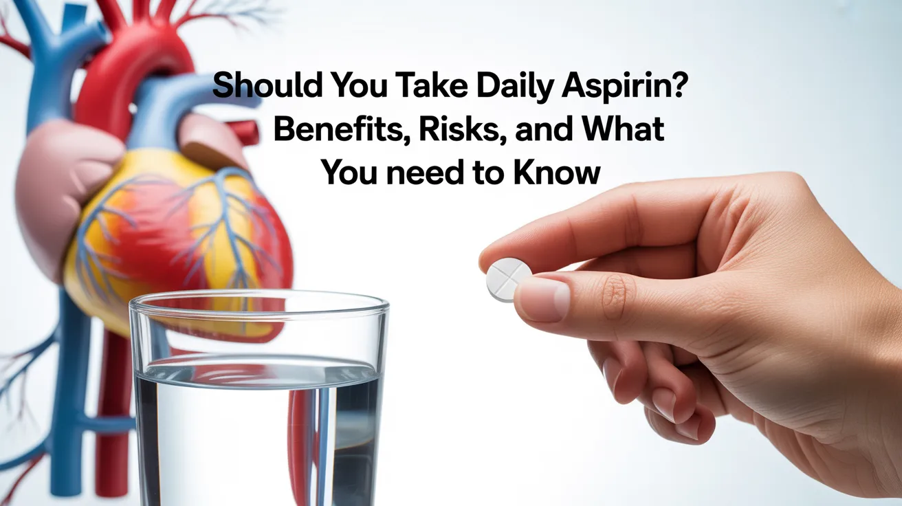 Daily aspirin use for heart health and blood clot prevention
