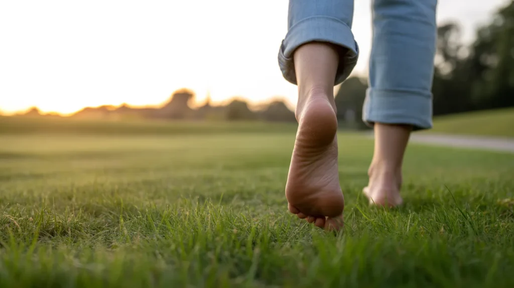 “Walking barefoot benefits for foot strength, balance, and natural health improvement”